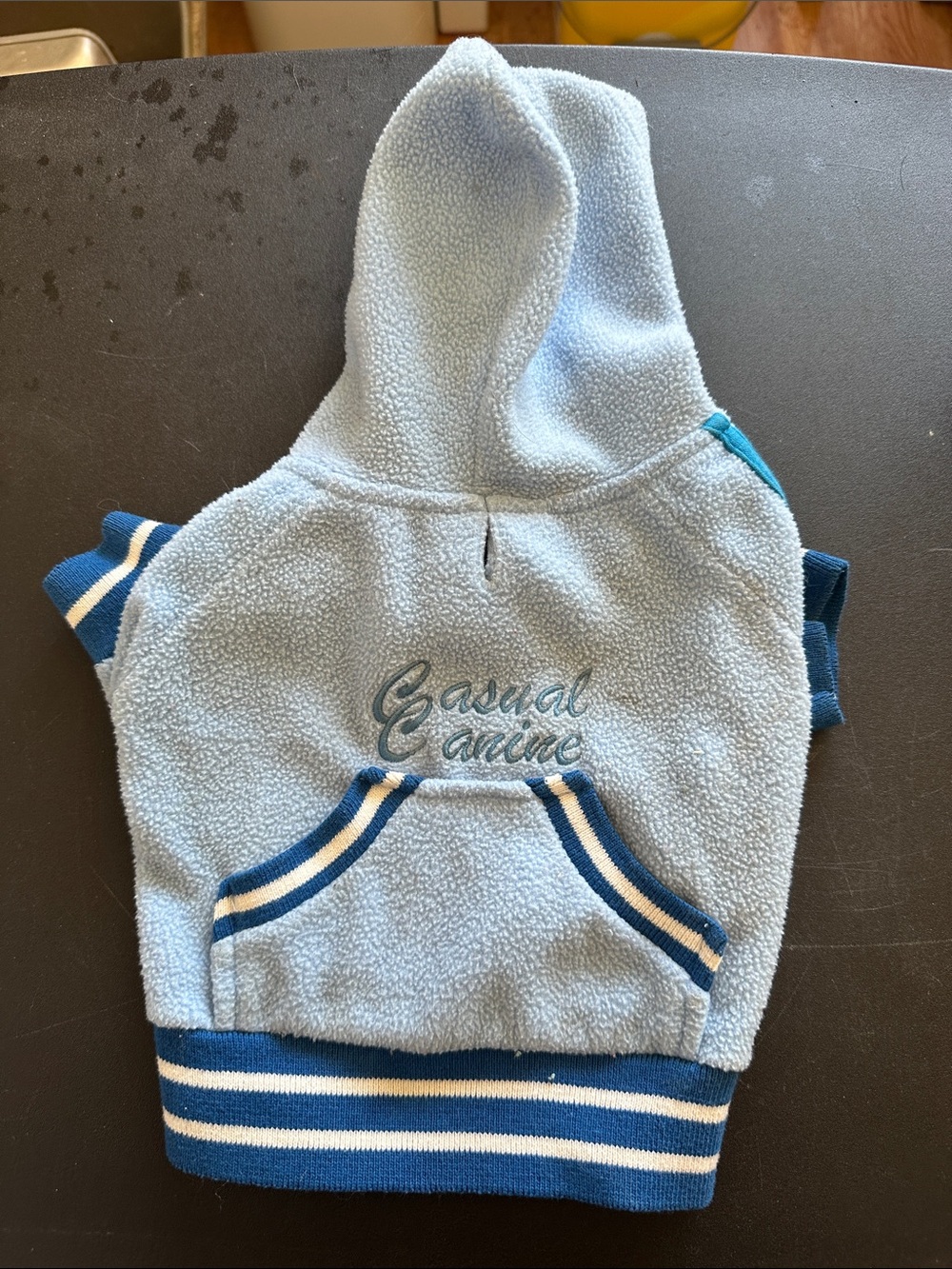 Casual Canine Baby Blue Dog Hoodie Sweatshirt Pet Clothes Light Blue